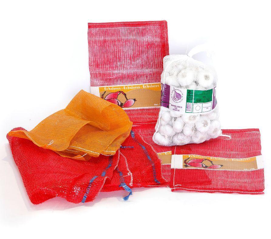 Sacs et accessoires pas de gaze et sacs tricotés individuels à tirette