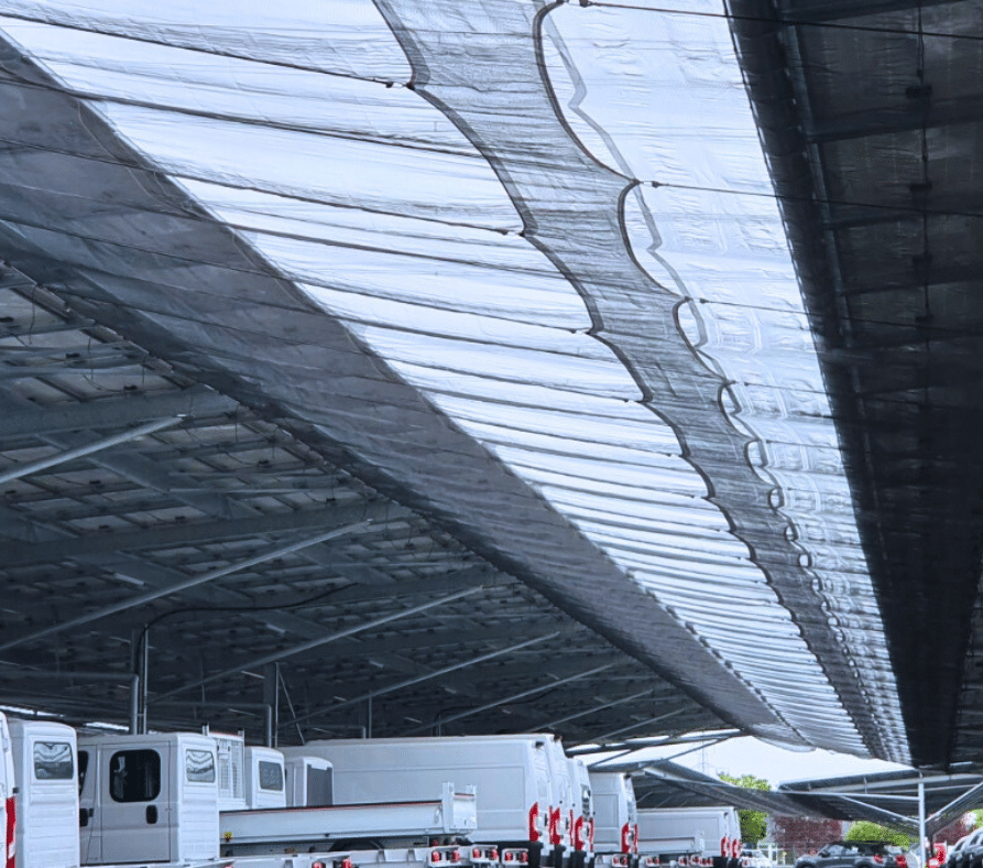 Protection parc auto photovoltaique 2