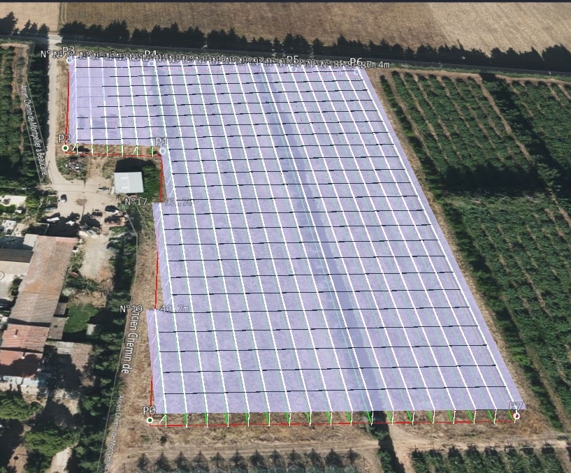 Implantation de parcelle avec logiciel Filpack 3D