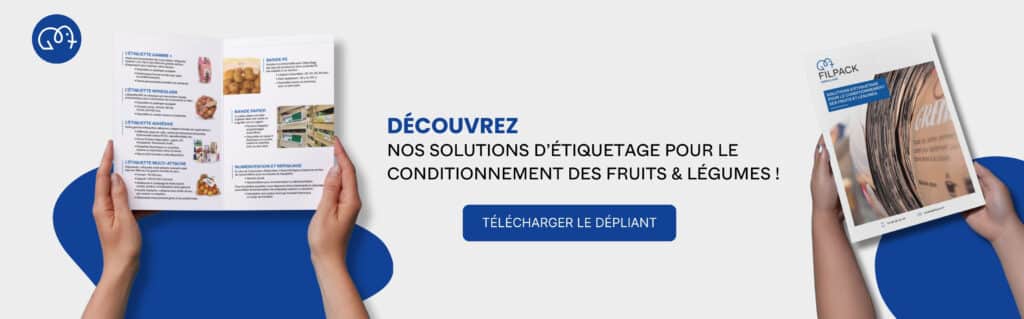 Télécharger le dépliant pour découvrir les solutions étiquetage pour le conditionnement des fruits et légumes. 